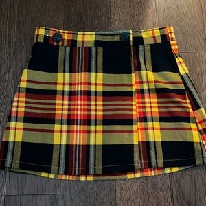 Plaid skirt